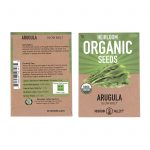 Organic Arugula Seeds- 3 Gram Packet Seed- Salad Garden: Baby Greens