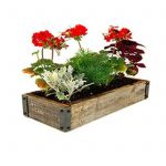 Reclaimed Barnwood Planter Flower Garden Kit – Rustic Barn Wood