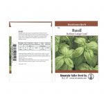 Basil Herb Garden Seeds – Italian Large Leaf -3 Gram Packet – Heirloom