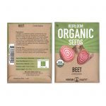 Chioggia Beet Seeds – 3 Grams – Heirloom Organic – Garden, Microgreens