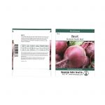 Detroit Dark Red Beet Garden Seeds -12 mg -Non-GMO, Heirloom Vegetable
