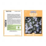 Blue Flax Flower Seeds – 1 gram – Perennial Wildflower Garden Seeds