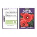 American Legion Corn Poppy Flower Garden Seeds – 1 Gram Packet