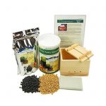 Deluxe Tofu Making Kit – Wood Mold / Press, Yellow & Black Soybeans