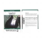 Black Beauty Eggplant Garden Seeds – 2 Gram Packet – Non-GMO, Heirloom