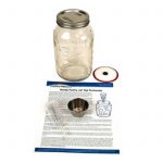 Jar Top Fermenter – Wide Mouth Jar Fermentation Airlock – 2 Quart Jar