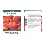 Orange Habanero Hot Pepper Garden Seeds – 300 mg – Non-GMO, Heirloom