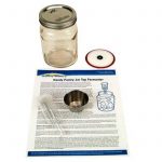 Jar Top Fermenter – Wide Mouth Jar Fermenting Air Lock – w/ Quart Jar