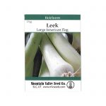 Large American Flag Leek Garden Seeds-1.5 g- Heirloom, Vegetable