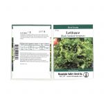 Lettuce Garden Seeds- Black Seeded Simpson – 2.5 Gram Packet – Non-GMO
