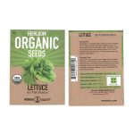 Organic Lettuce Garden Seeds- Buttercrunch – 2.5 Gram Packet – Non-GMO
