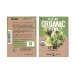 Gourmet Mixed Lettuce Greens – Organic Garden Seeds – 1 Gram Packet