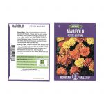 French Marigold Flower Garden Seeds-Petite Mixture-1 g Packet-Annual