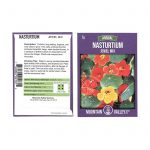 Nasturtium Flower Garden Seeds – Jewel Mix – 5 Gram Packet – Annual