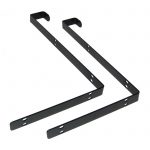 Bloom Master Planter Box Square Top Brackets -Pair -For 1.5 Inch Rails