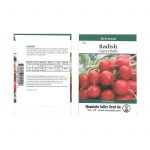 Cherry Belle Radish Seeds – 8 g – Heirloom Garden, Non-GMO, AAS Winner