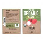 Organic Cherry Belle Radish Seeds – 6 g – Heirloom Garden, Non-GMO