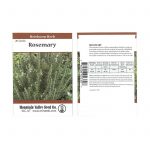 Rosemary – 20 Seeds – Heirloom Herb Garden Seeds – Non-GMO Perennial