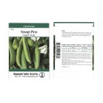 Sugar Snap Pea Garden Seeds – 16 g- Non-GMO, Heirloom Vegetable