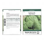 Giant Nobel Spinach Seeds – 8 g Seed Packet – Heirloom, Non-GMO