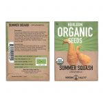 Crookneck Summer Squash Garden Seeds – 4 g Packet – Organic, Heirloom