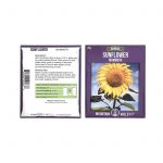 Sunflower Garden Seeds – Mammoth Grey Stripe – 20 Gram Packet – Annual
