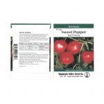 Red Cherry Sweet Pepper Garden Seeds – 300 mg – Non-GMO, Heirloom