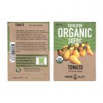 Tomato Garden Seeds – Yellow Pear – 250 mg Packet – Non-GMO, Organic