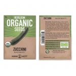 Black Beauty Zucchini Summer Squash Garden Seeds – 4 g – Organic